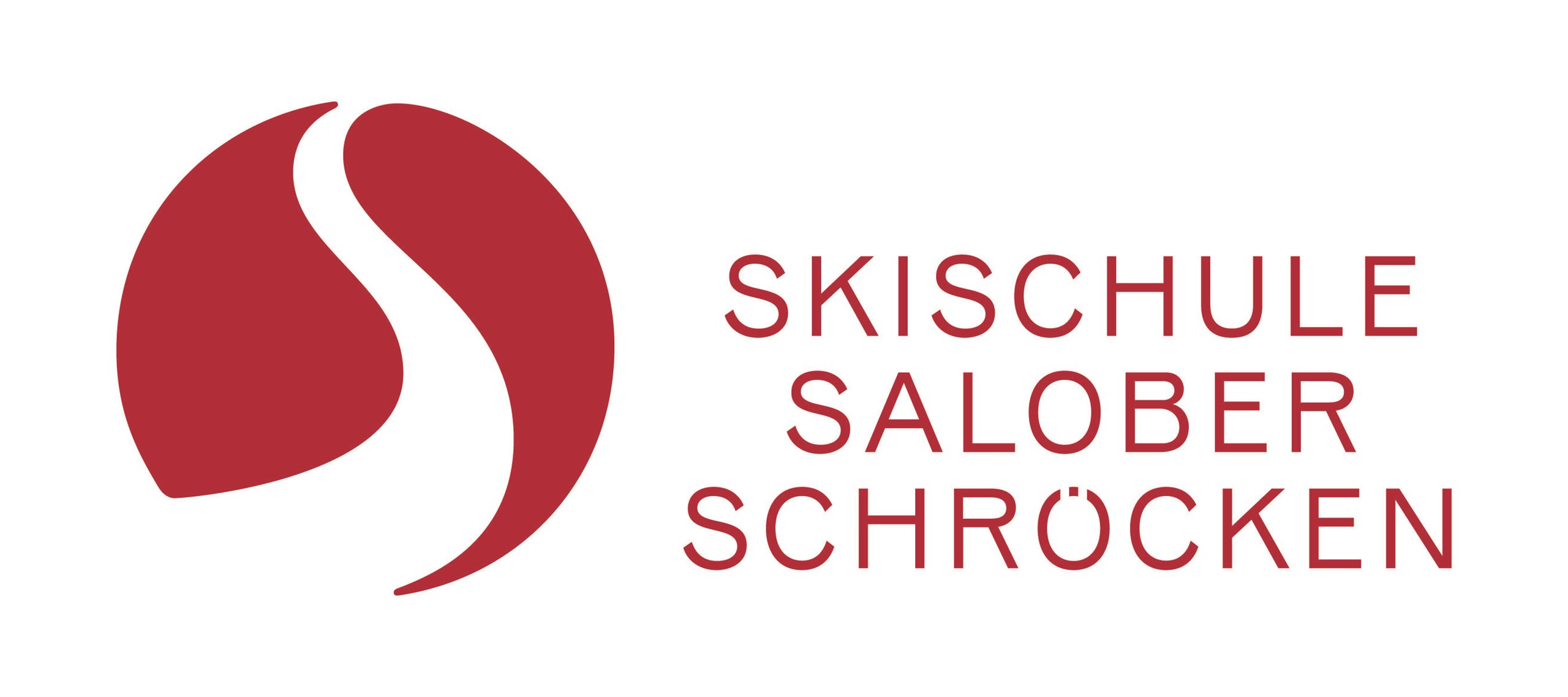 The logo of the Salober Schröcken Ski School. It features a stylized red-black design with the words "Skischule Salober Schröcken."