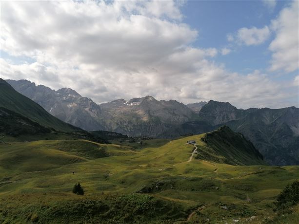 Blick Richtung Biberacherhütte