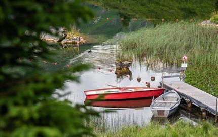 Bootsteeg am Körbersee