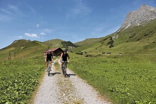 Mountainbike am Hochtannberg